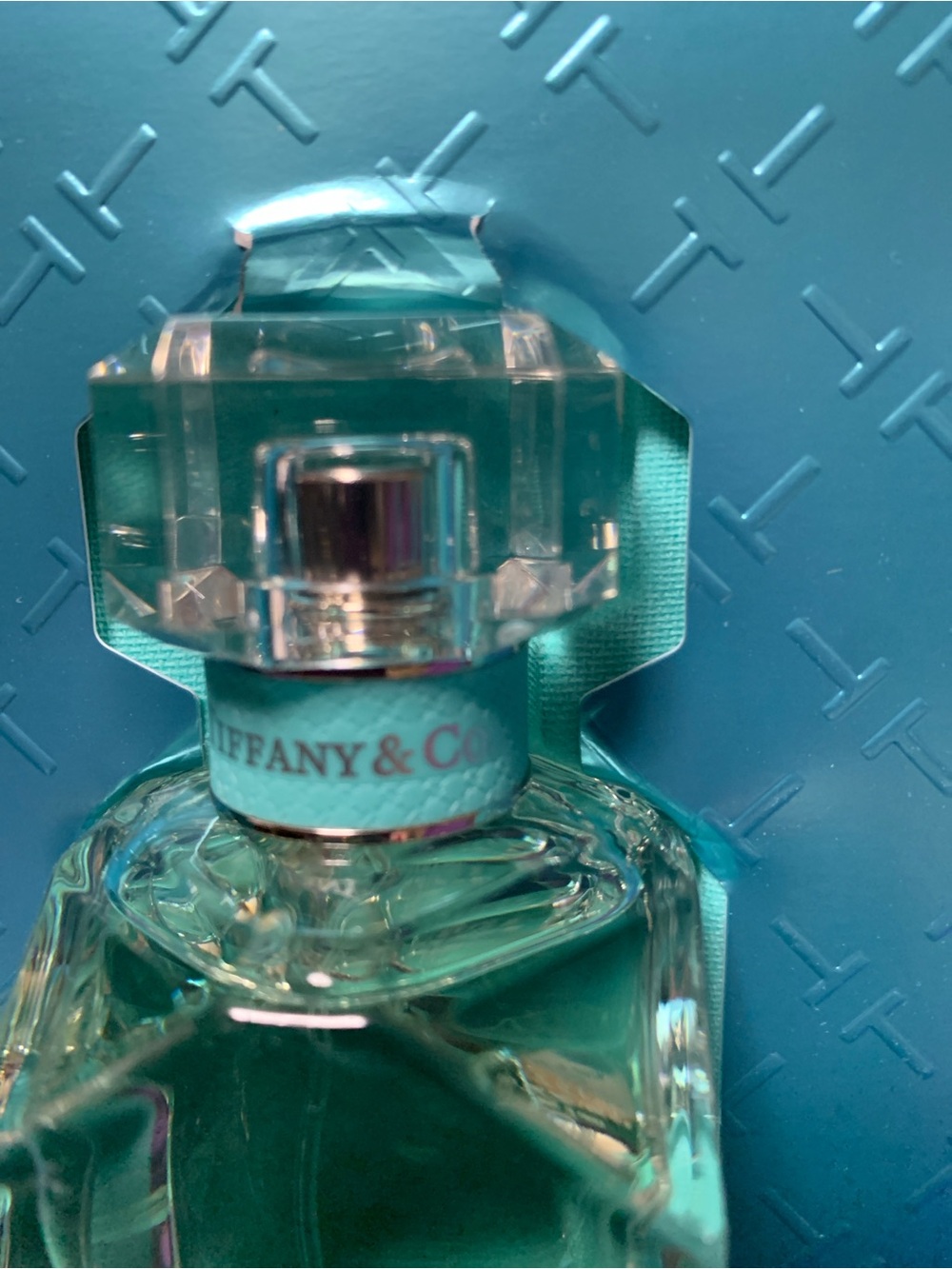 Tiffany & Co. Perfume Gift Set in Signature Blue with Red Ribbon. - Picture 3 of 4